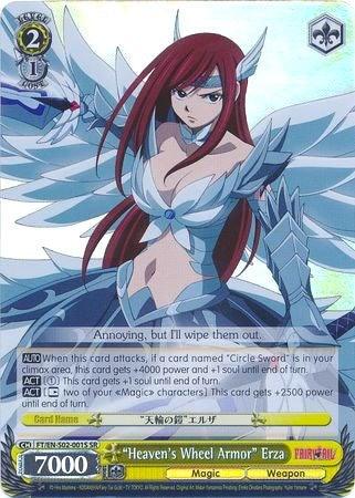 "Heaven's Wheel Armor" Erza (FT/EN-S02-001S SR) [Fairy Tail ver.E] - POKÉ JEUX