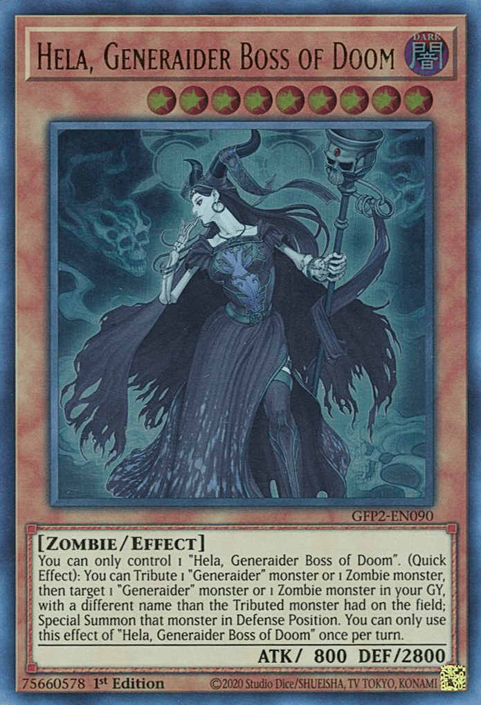 Hela, Generaider Boss of Doom [GFP2-EN090] Ultra Rare - POKÉ JEUX