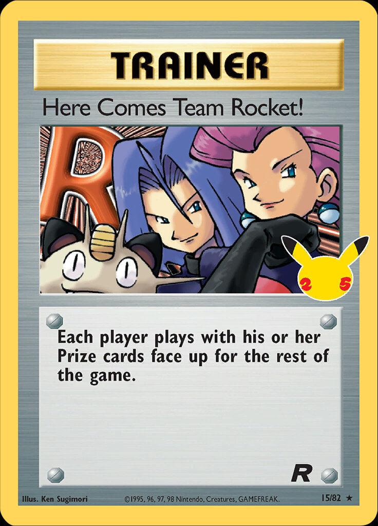 Here Comes Team Rocket! (15/82) [Celebrations: 25th Anniversary - Classic Collection] - POKÉ JEUX