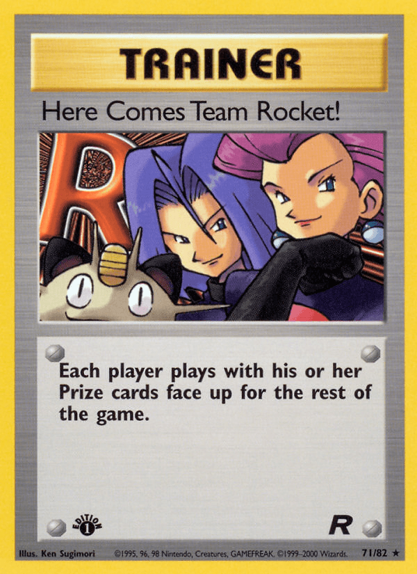 Here Comes Team Rocket! (71/82) [Team Rocket 1st Edition] - POKÉ JEUX