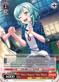 "Hina's Request" Hina Hikawa (BD/W63-E053 R) [BanG Dream! Girls Band Party! Vol.2] - POKÉ JEUX