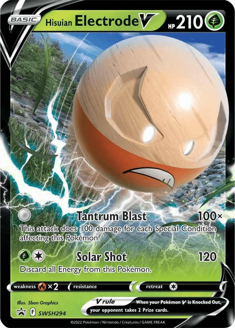 Hisuian Electrode V (SWSH294) [Sword & Shield: Black Star Promos] - POKÉ JEUX