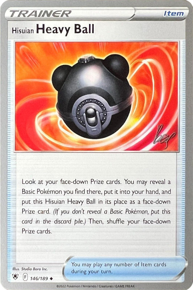 Hisuian Heavy Ball (146/189) (Cheryl Again - Sebastian Lashmet) [World Championships 2022] - POKÉ JEUX