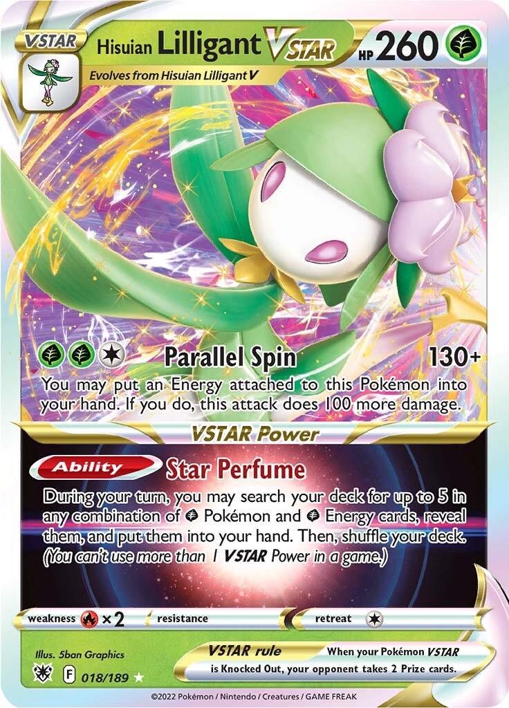 Hisuian Lilligant VSTAR (018/189) [Sword & Shield: Astral Radiance] - POKÉ JEUX