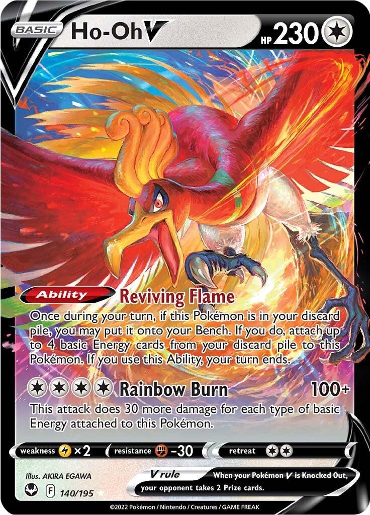 Ho-oh V (140/195) [Sword & Shield: Silver Tempest] - POKÉ JEUX