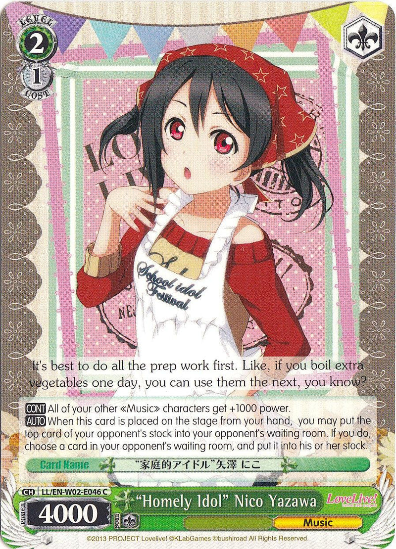 "Homely Idol" Nico Yazawa (LL/EN-W02-E046 C) [Love Live! DX Vol.2] - POKÉ JEUX