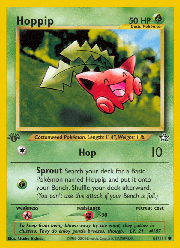 Hoppip (61/111) [Neo Genesis 1st Edition] - POKÉ JEUX