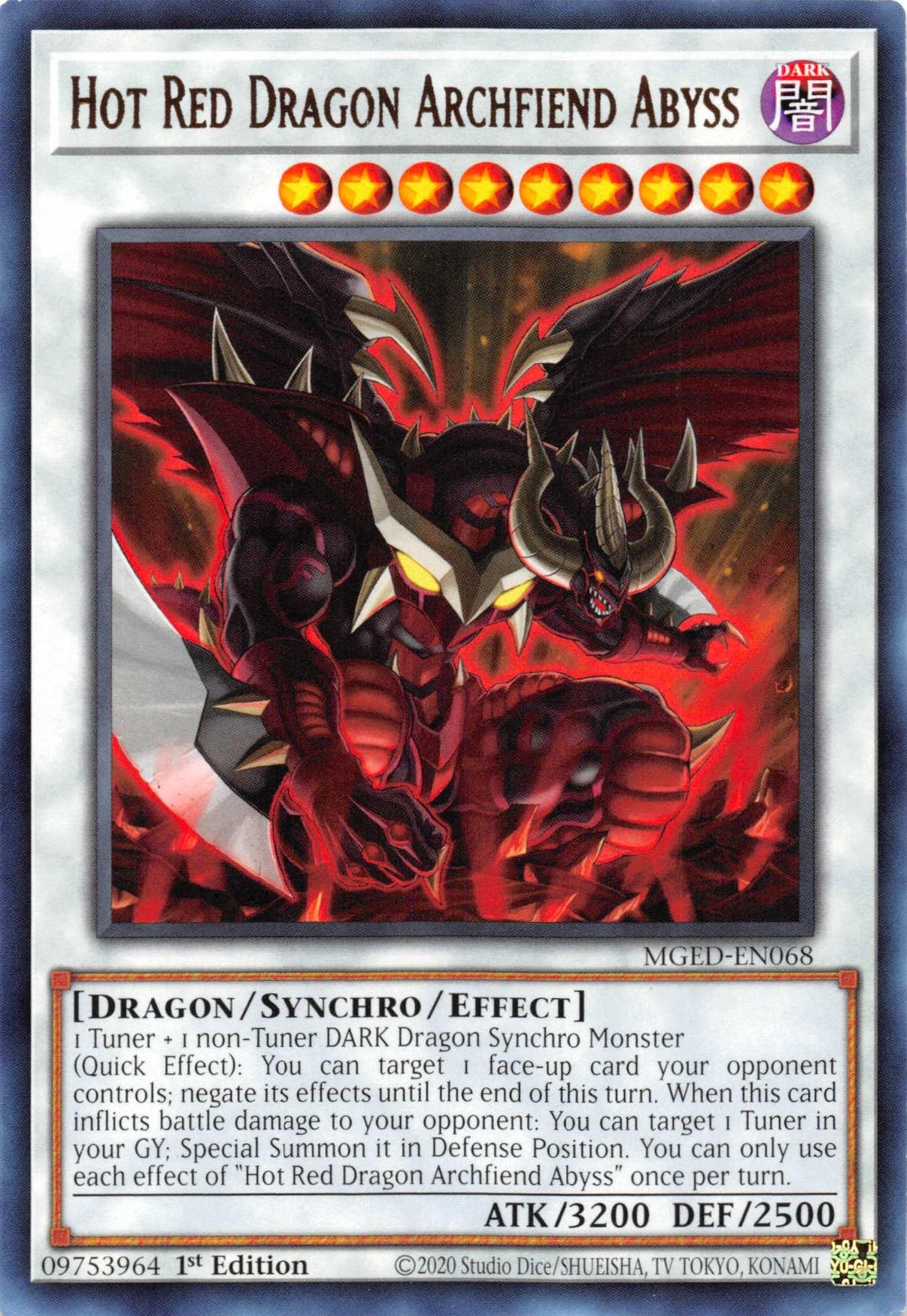 Hot Red Dragon Archfiend Abyss [MGED-EN068] Rare - POKÉ JEUX