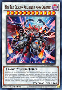 Hot Red Dragon Archfiend King Calamity [MGED-EN070] Rare - POKÉ JEUX