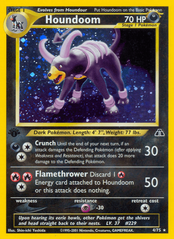 Houndoom (4/75) [Neo Discovery 1st Edition] - POKÉ JEUX