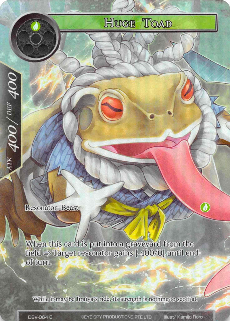 Huge Toad (Full Art) (DBV-064) [The Decisive Battle of Valhalla] - POKÉ JEUX