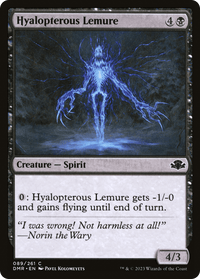 Hyalopterous Lemure [Dominaria Remastered] - POKÉ JEUX