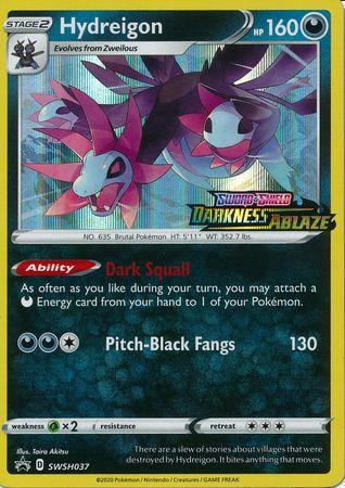 Hydreigon (SWSH037) (Prerelease Promo) [Sword & Shield: Black Star Promos] - POKÉ JEUX