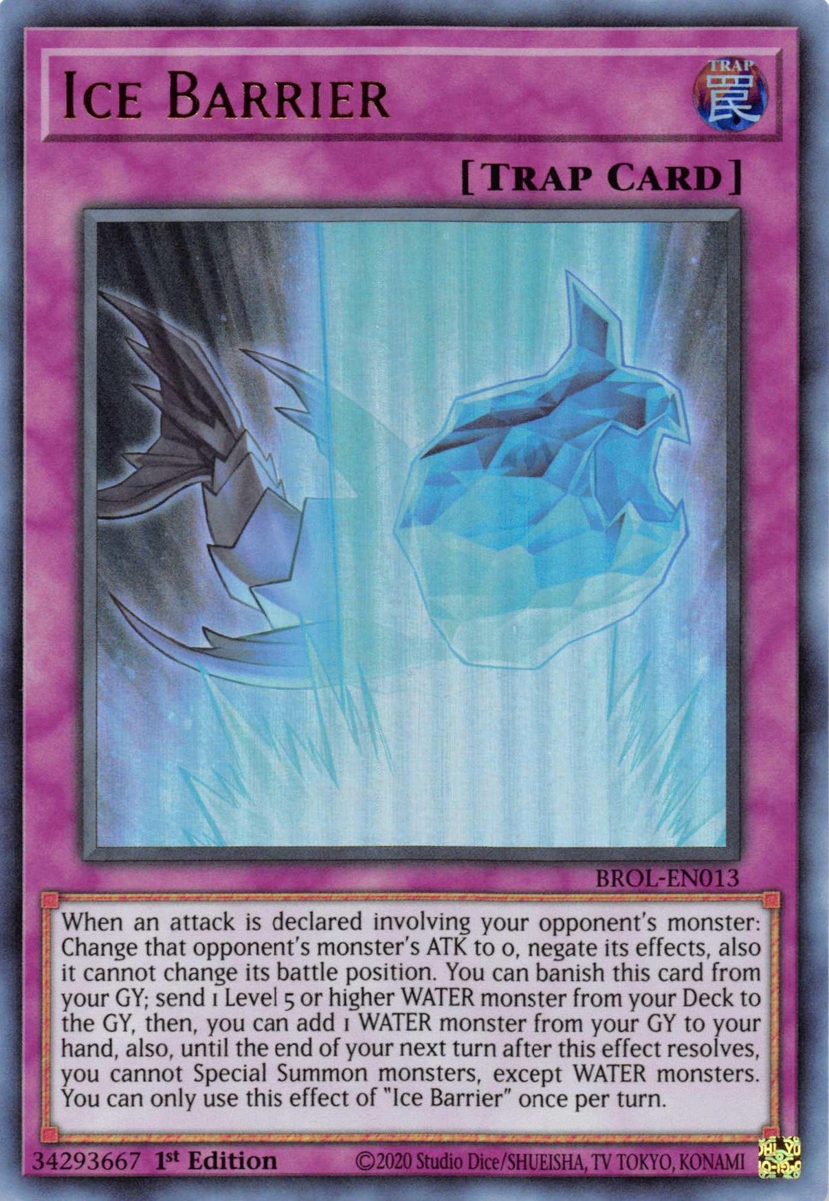 Ice Barrier [BROL-EN013] Ultra Rare - POKÉ JEUX