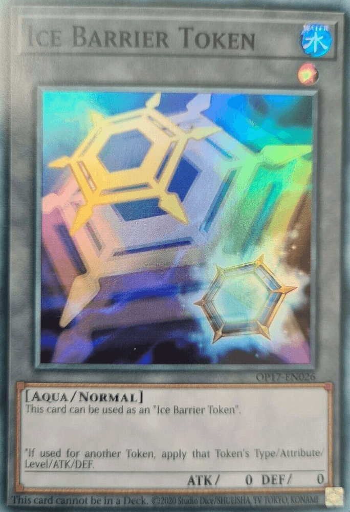 Ice Barrier Token [OP17-EN026] Super Rare - POKÉ JEUX