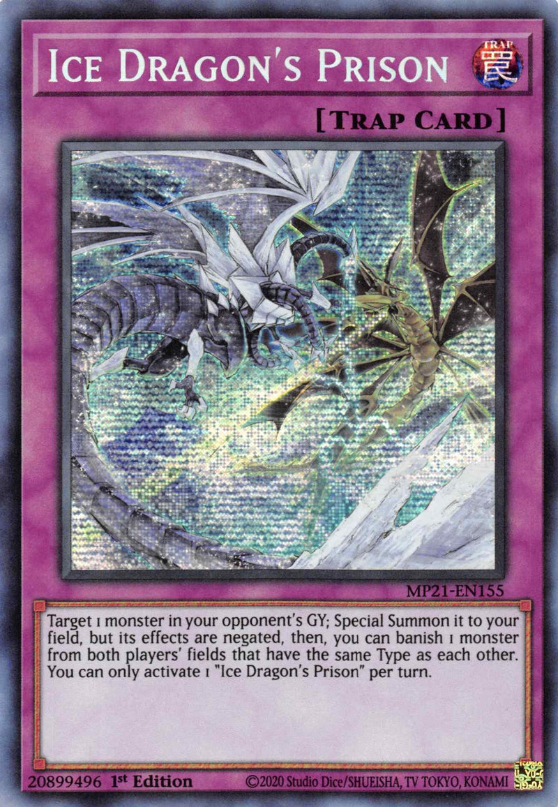 Ice Dragon's Prison [MP21-EN155] Prismatic Secret Rare - POKÉ JEUX