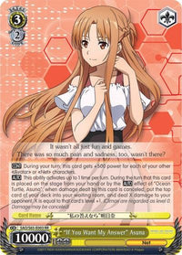 "If You Want My Answer" Asuna (SAO/S65-E003 RR) [Sword Art Online -Alicization-] - POKÉ JEUX