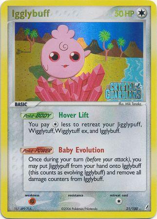 Igglybuff (21/100) (Stamped) [EX: Crystal Guardians] - POKÉ JEUX