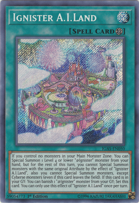 Ignister A.I.Land [IGAS-EN050] Secret Rare - POKÉ JEUX