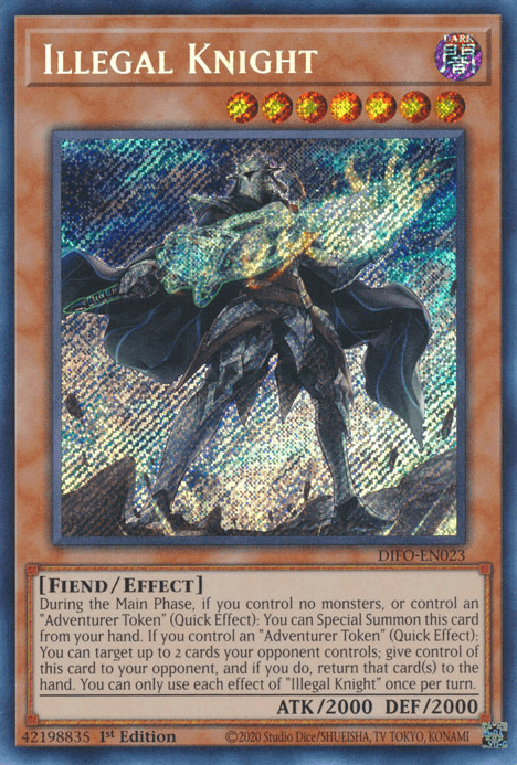 Illegal Knight [DIFO-EN023] Secret Rare - POKÉ JEUX