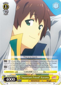 "Important Friend" Kazuma (KS/W76-E005 R) [KonoSuba The Movie: Legend of Crimson] - POKÉ JEUX