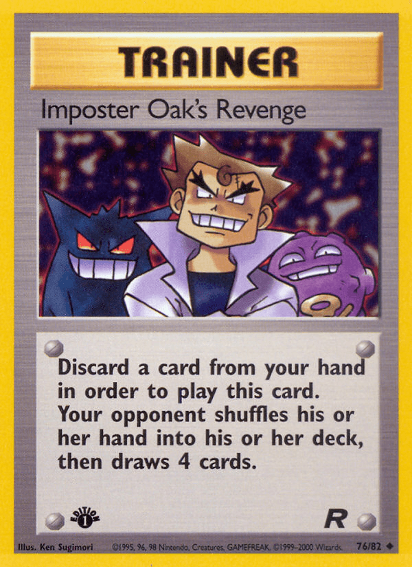 Imposter Oak's Revenge (76/82) [Team Rocket 1st Edition] - POKÉ JEUX