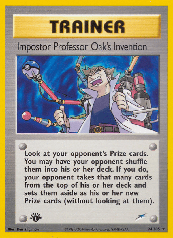 Impostor Professor Oak's Invention (94/105) [Neo Destiny 1st Edition] - POKÉ JEUX