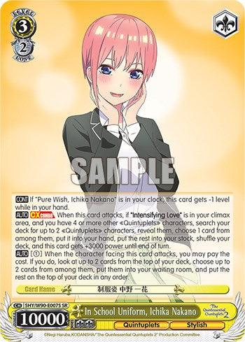 In School Uniform, Ichika Nakano (5HY/W90-E007S SR) [The Quintessential Quintuplets 2] - POKÉ JEUX