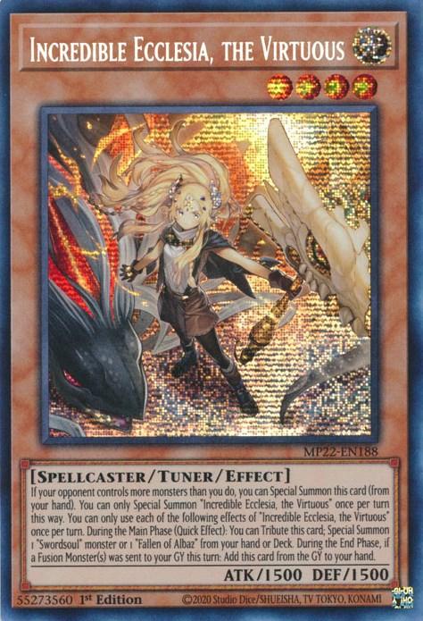 Incredible Ecclesia, the Virtuous [MP22-EN188] Prismatic Secret Rare - POKÉ JEUX