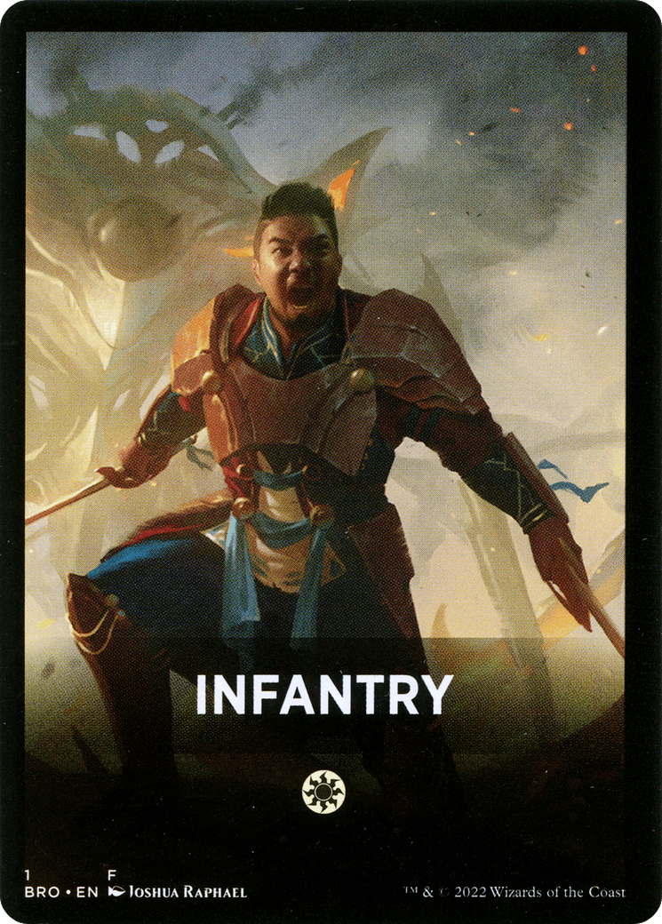 Infantry Theme Card [The Brothers' War Tokens] - POKÉ JEUX