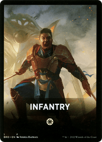 Infantry Theme Card [The Brothers' War Tokens] - POKÉ JEUX