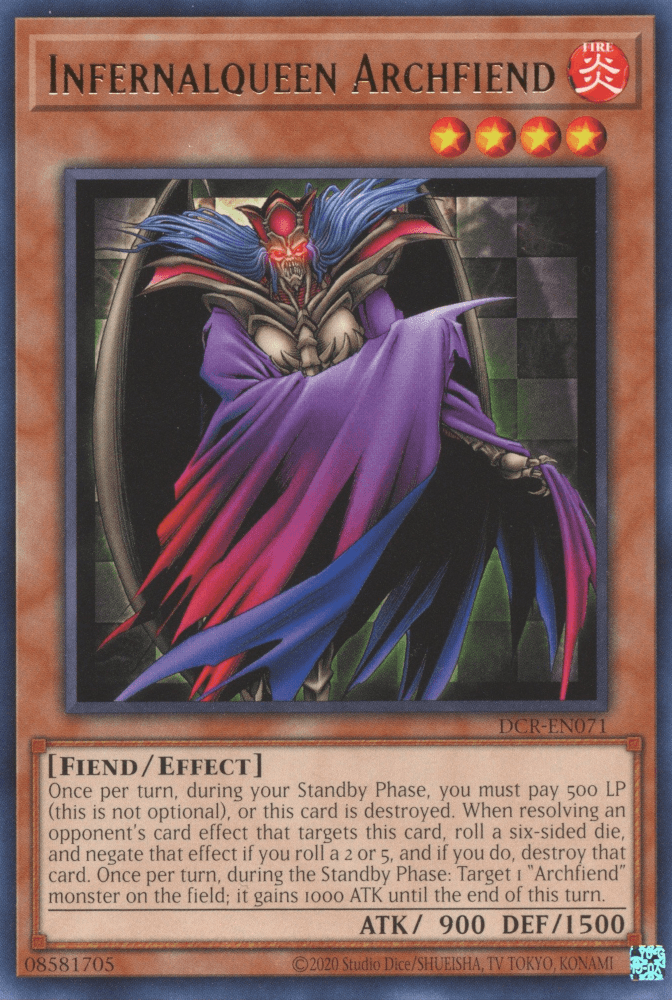 Infernalqueen Archfiend [DCR-EN071] Rare - POKÉ JEUX