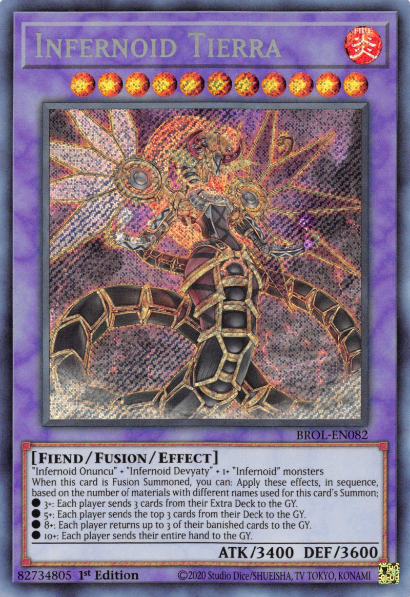 Infernoid Tierra [BROL-EN082] Secret Rare - POKÉ JEUX