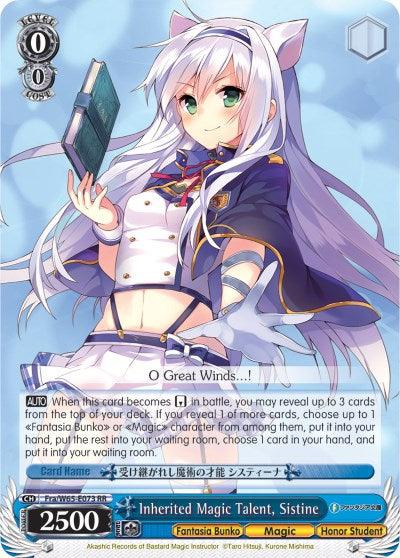 Inherited Magic Talent, Sistine (Fra/W65-E073 RR) [Fujimi Fantasia Bunko] - POKÉ JEUX