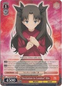 "Invitation to London" Rin (FS/S36-E048 RR) [Fate/Stay Night [Unlimited Blade Works] Vol. II] - POKÉ JEUX