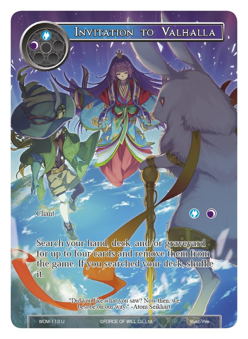 Invitation to Valhalla (Full Art) (WOM-113) [Winds of the Ominous Moon] - POKÉ JEUX