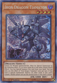 Iron Dragon Tiamaton [MP19-EN016] Prismatic Secret Rare - POKÉ JEUX