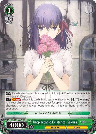 Irreplaceable Existence, Sakura (FS/S64-E024 RR) [Fate/Stay Night [Heaven's Feel]] - POKÉ JEUX