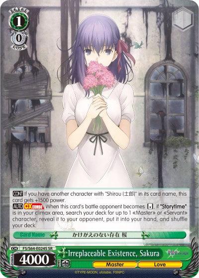 Irreplaceable Existence, Sakura (FS/S64-E024S SR) [Fate/Stay Night [Heaven's Feel]] - POKÉ JEUX