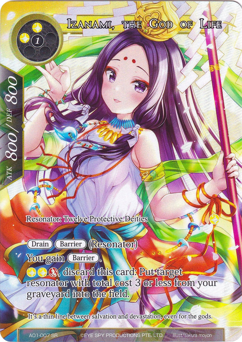 Izanami, the God of Life (Full Art) (AO1-007) [Alice Origin] - POKÉ JEUX