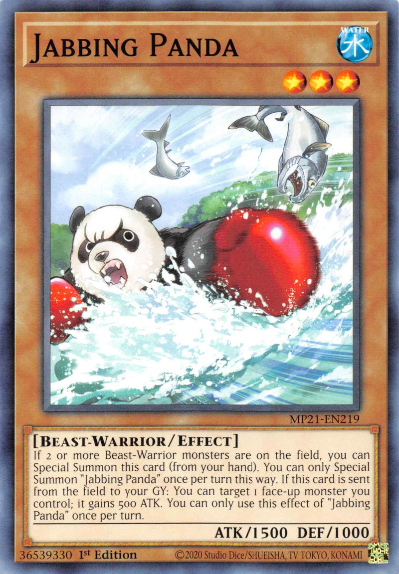 Jabbing Panda [MP21-EN219] Common - POKÉ JEUX