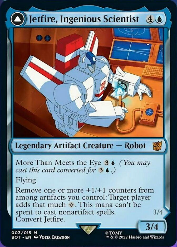 Jetfire, Ingenious Scientist // Jetfire, Air Guardian [Transformers] - POKÉ JEUX