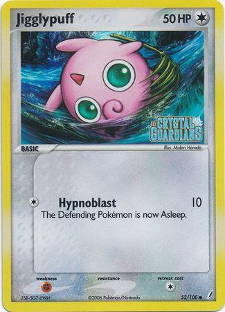 Jigglypuff (53/100) (Stamped) [EX: Crystal Guardians] - POKÉ JEUX