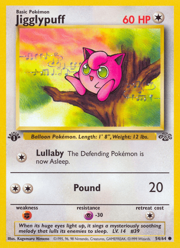 Jigglypuff (54/64) [Jungle 1st Edition] - POKÉ JEUX