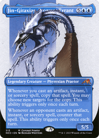 Jin-Gitaxias, Progress Tyrant (Borderless Concept Praetors) [Phyrexia: All Will Be One] - POKÉ JEUX