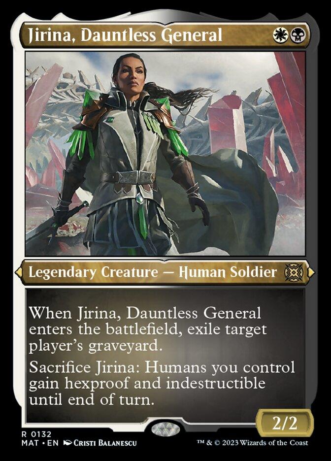 Jirina, Dauntless General (Foil Etched) [March of the Machine: The Aftermath] - POKÉ JEUX