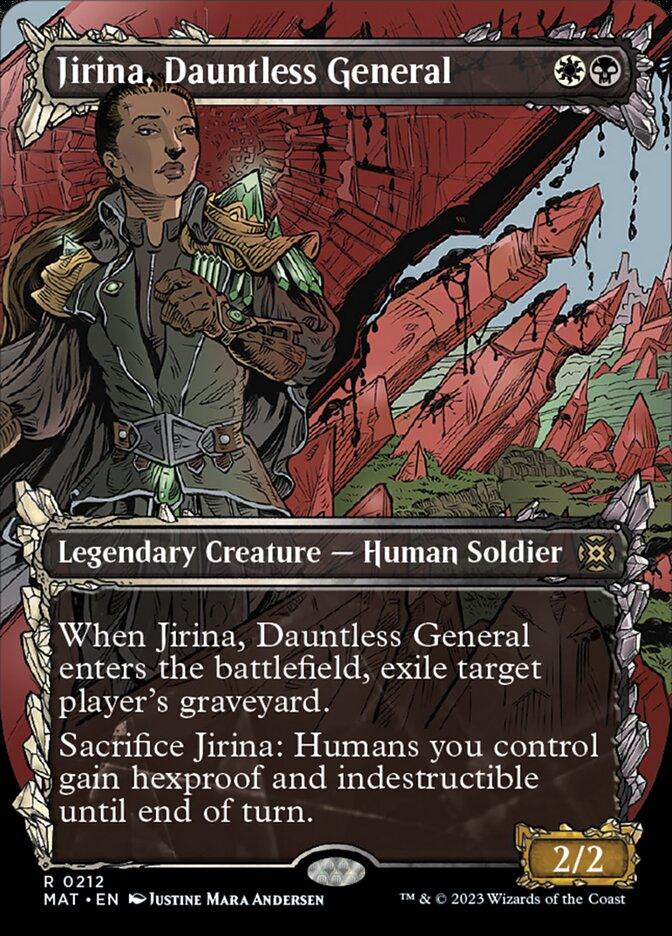 Jirina, Dauntless General (Showcase Halo Foil) [March of the Machine: The Aftermath] - POKÉ JEUX