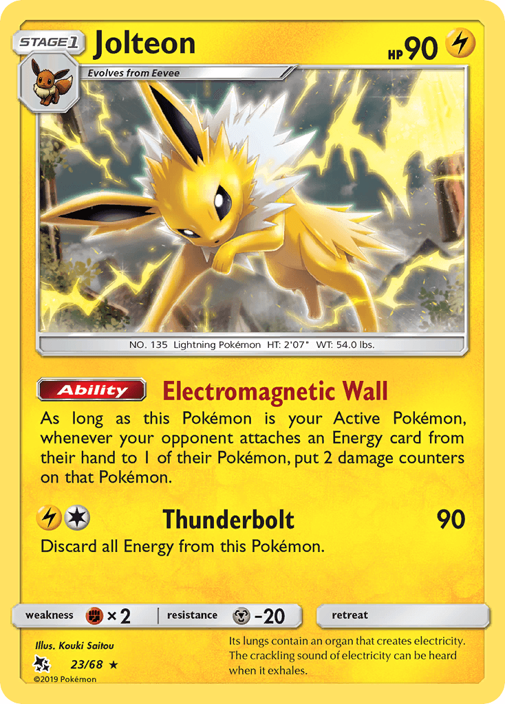 Jolteon (23/68) [Sun & Moon: Hidden Fates] - POKÉ JEUX