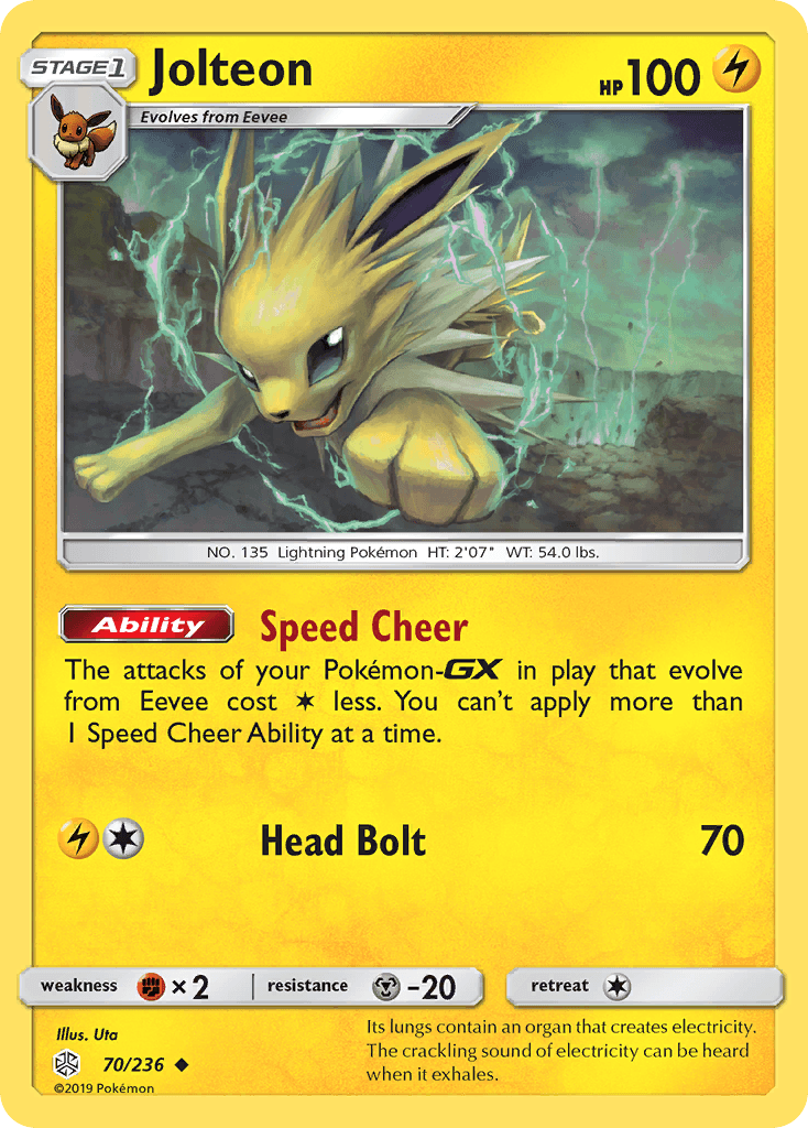 Jolteon (70/236) [Sun & Moon: Cosmic Eclipse] - POKÉ JEUX