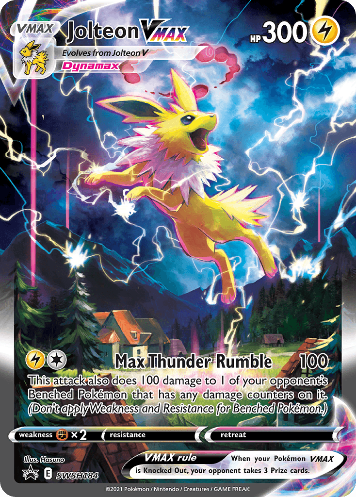 Jolteon VMAX (SWSH184) (Jumbo Card) [Sword & Shield: Black Star Promos] - POKÉ JEUX